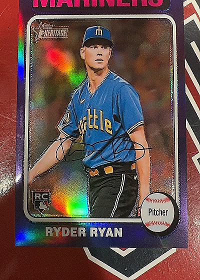 2024 Topps Heritage #326 Ryder Ryan — front