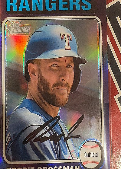 2024 Topps Heritage #142 Robbie Grossman — front