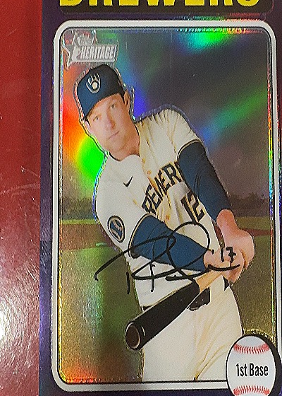 2023 Topps Heritage #N/A Christian Yelich — front