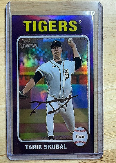 2024 Topps Heritage #247 Tarik Skubal — front