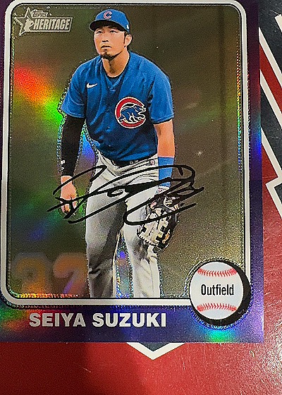 2024 Topps Heritage #472 Seiya Suzuki — front