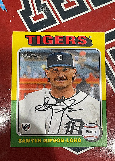 2024 Topps Heritage #644 Sawyer Gipson-Long — front