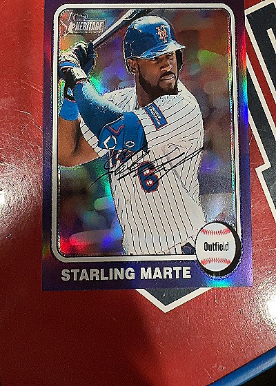 2024 Topps Heritage #N/A Starling Marte — front