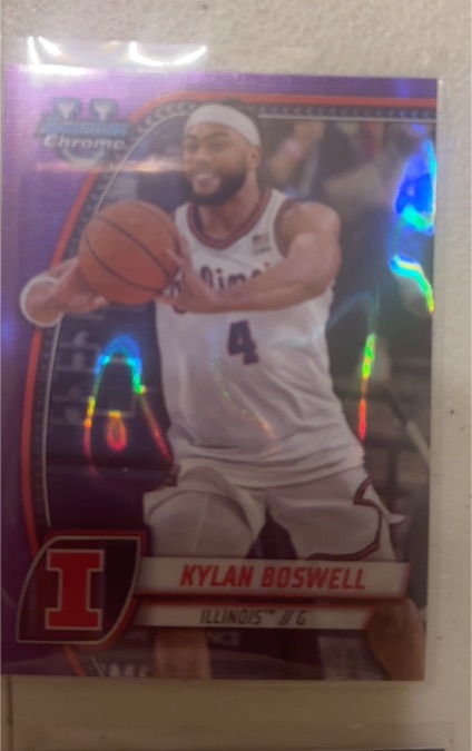 2024-25 Bowman Chrome University #78 Kylan Boswell — front