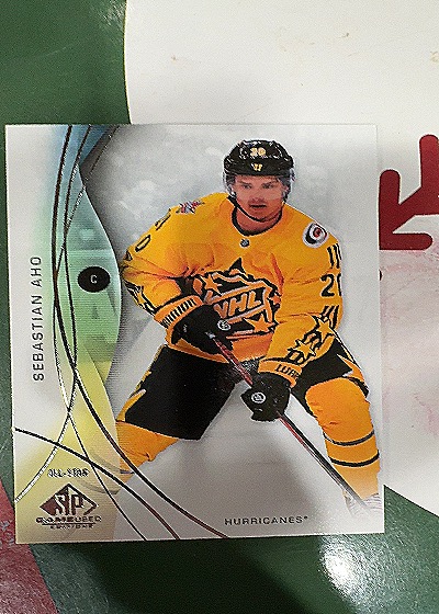 2024 Upper Deck SP Game Used #148 Sebastian Aho — front