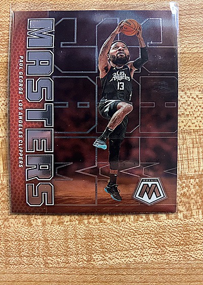 2022 Panini Mosaic #9 Paul George — front