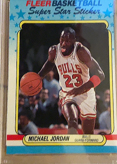 1988 Fleer #7 Michael Jordan — front