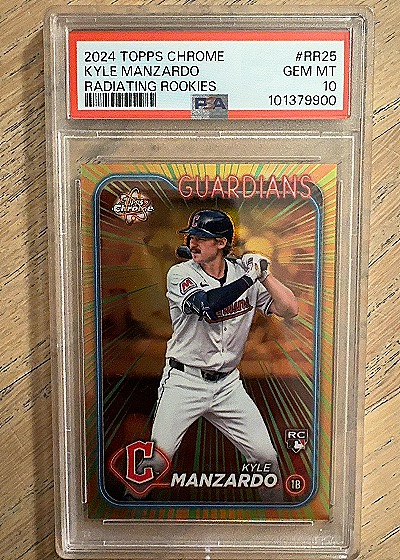 2024 Topps Chrome #RR25 Kyle Manzardo — front