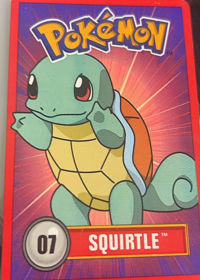 1998 Nintendo #07 Squirtle — front