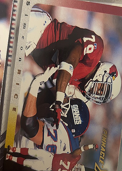 1997 Pinnacle #98 Simeon Rice — front
