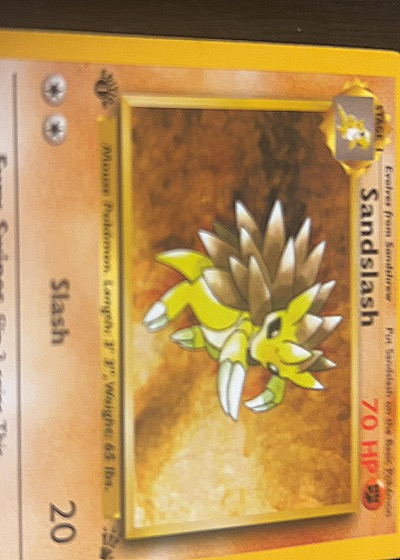 1999 Pokémon #41/62 Sandslash — front