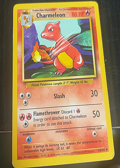 1999 Wizards of the Coast #24/102 Charmeleon — front