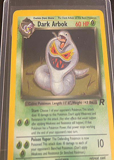 2000 Pokémon #2/82 Dark Arbok — front