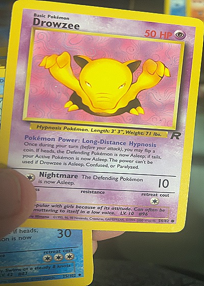 2000 Wizards of the Coast #54/82 Drowzee — front