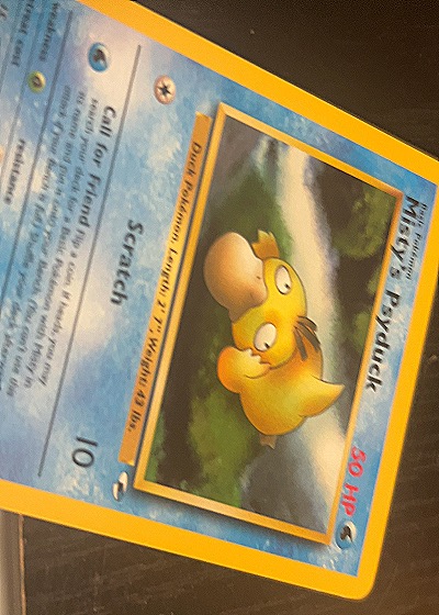 2000 Wizards of the Coast #53/132 Misty's Psyduck — front