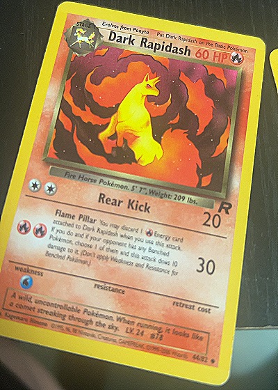 2000 Team Rocket #44/82 Dark Rapidash — front