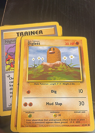 1999 Pokémon #47/102 Diglett — front