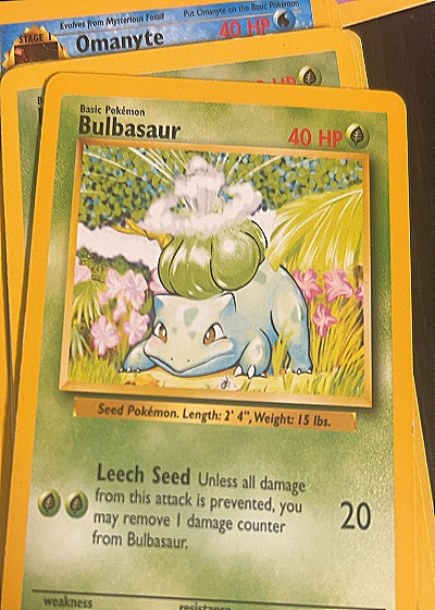 1999 Pokémon #44/102 Bulbasaur — front