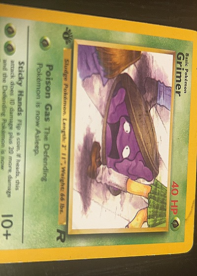 1999 Pokemon #N/A Grimer — front