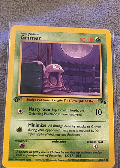 1999 Wizards of the Coast #48/62 Grimer — front