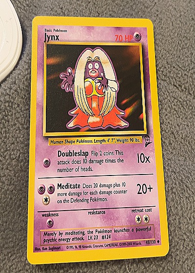 1999 Pokémon #31/102 Jynx — front