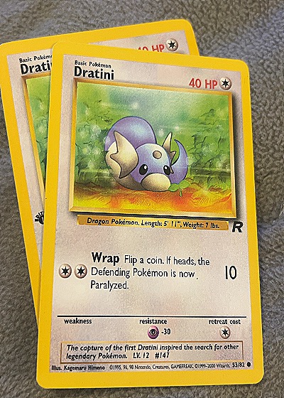 2000 Wizards of the Coast #53/82 Dratini — front