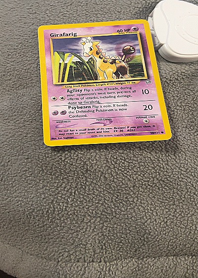 2000 Wizards of the Coast #58/111 Girafarig — front