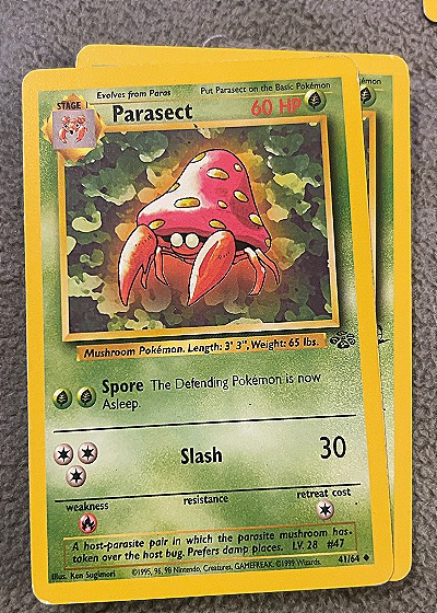 1999 Wizards of the Coast #41/64 Parasect — front