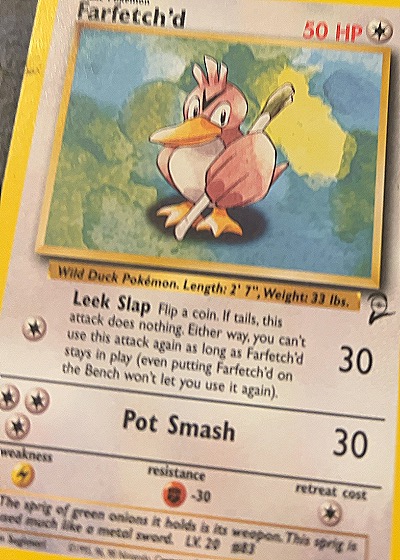 1999 Pokemon #27/102 Farfetch'd — front