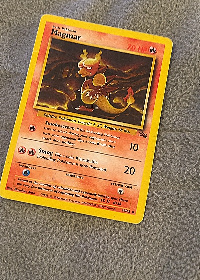1999 Pokémon #39/62 Magmar — front