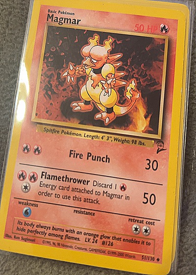 1999 Wizards of the Coast #51/130 Magmar — front
