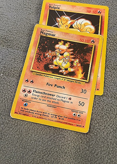 1999 Pokemon #36/102 Magmar — front