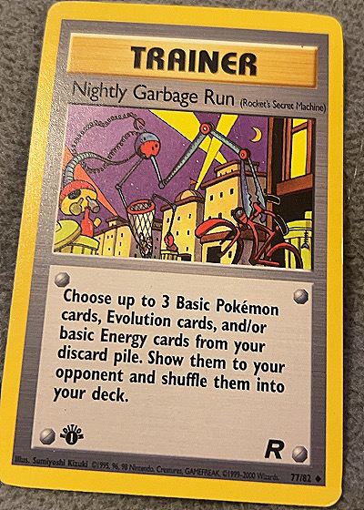 2000 Pokémon #77/82 Nightly Garbage Run — front