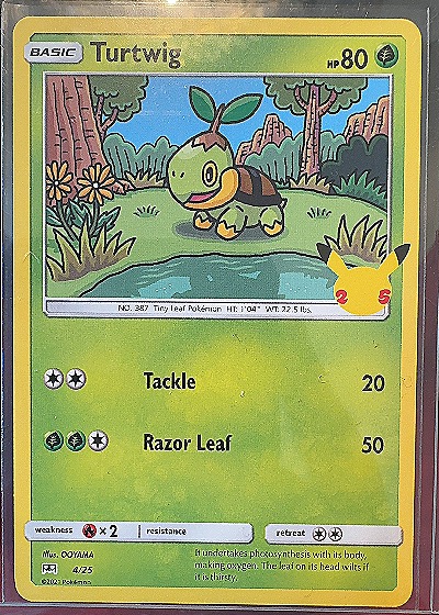 2021 McDonald's #4/25 Turtwig — front