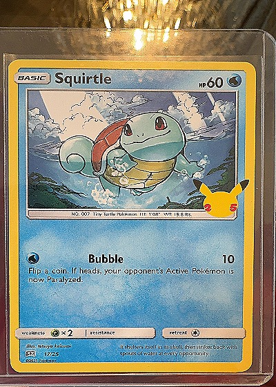 2021 McDonald's #17/25 Squirtle — front