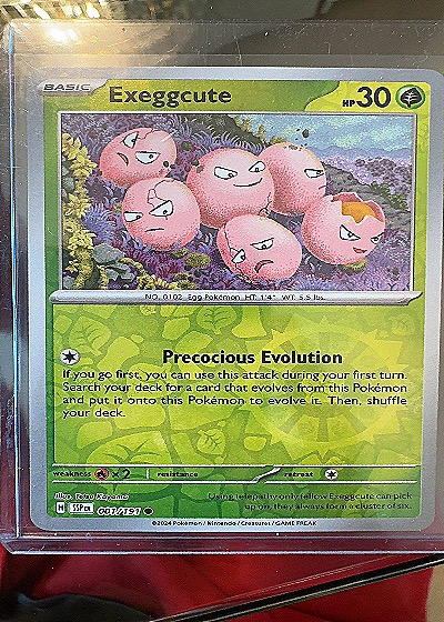 2024 Pokémon #001/191 Exeggcute — front