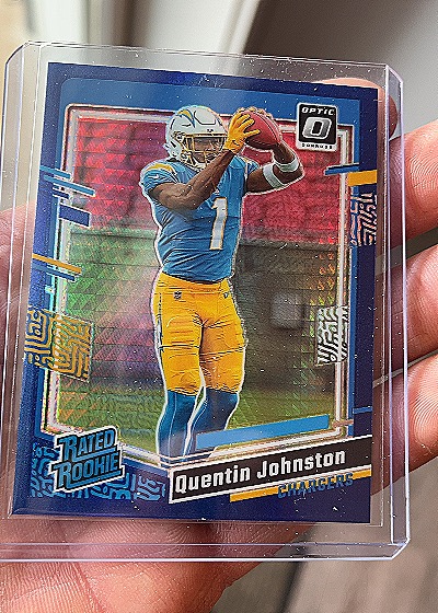 2023 Panini Donruss Optic #265 Quentin Johnston — front