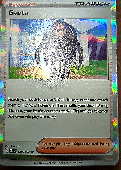 2023 Pokémon #188/197 Geeta — front
