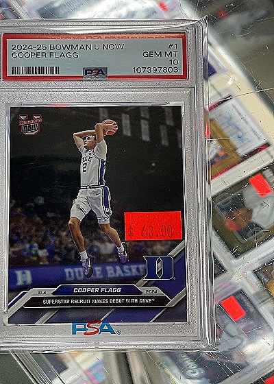 2024 Bowman U Now #1 Cooper Flagg — front