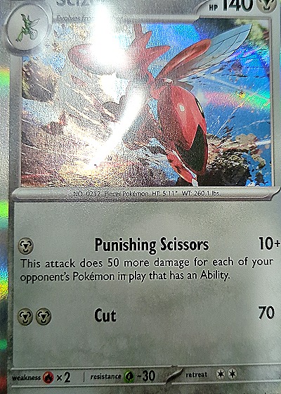 2023 Pokemon #141/197 Scizor — front