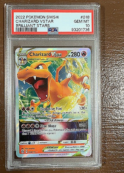 2022 Pokemon #018 Charizard VSTAR — front