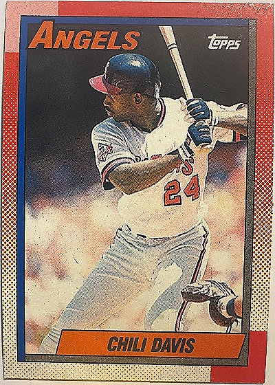1990 Topps #765 Chili Davis — front