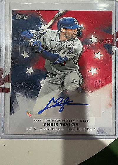 2023 Topps #N/A Chris Taylor — front