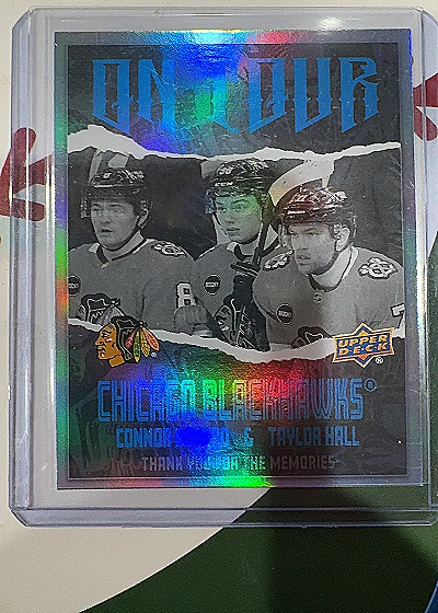 2024 Upper Deck #OT-30 Connor Bedard, Taylor Hall — front