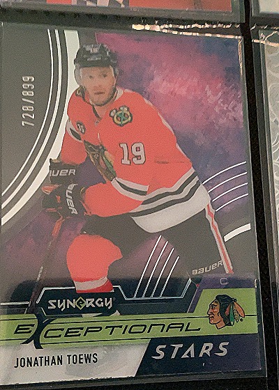 2021 Upper Deck Synergy #ES-JT Jonathan Toews — front