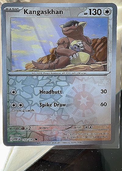 2023 Pokemon #165/197 Kangaskhan — front
