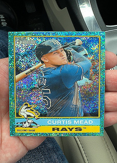 2025 Topps Heritage #326 Curtis Mead — front