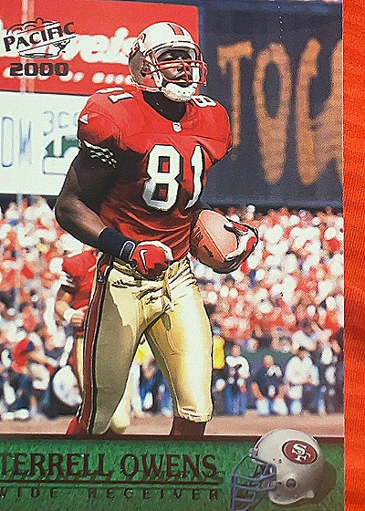 2000 Pacific #341 Terrell Owens — front