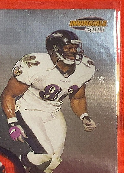 2001 Pacific Invincible #N/A Ray Lewis — front