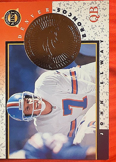 1997 Pinnacle #9 John Elway — front